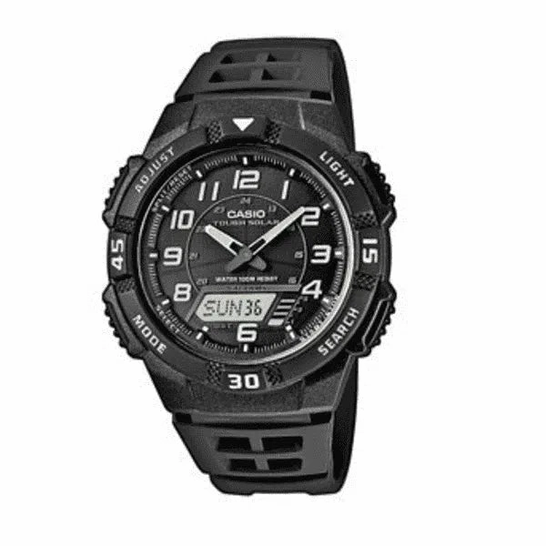 Casio AQ-S800W-1B Black Solar Powered Watch for Men