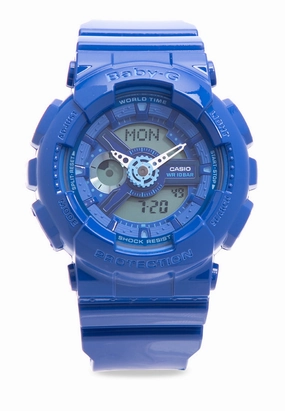 Casio Baby-g BA-110BC-2A Digital Analog Rubber Strap Watch For Women