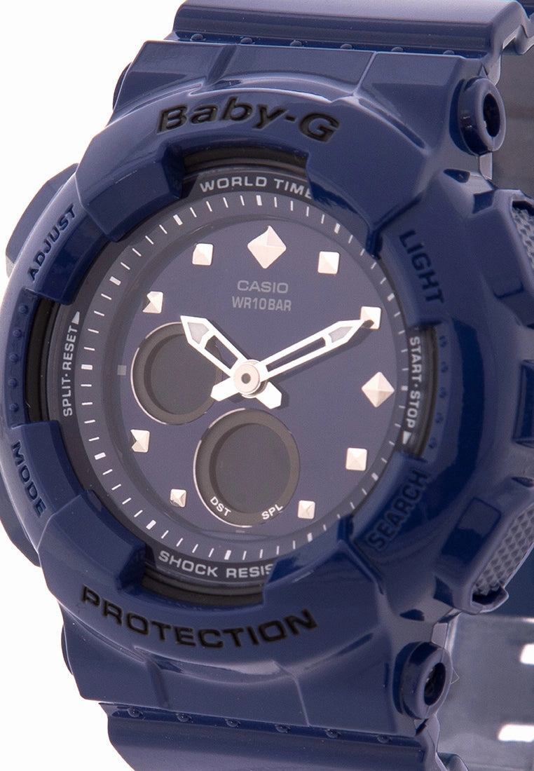 Casio Baby-g BA-125-2A Digital Analog Rubber Strap Watch For Women