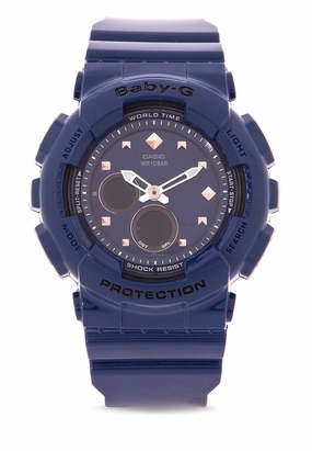 Casio Baby-g BA-125-2A Digital Analog Rubber Strap Watch For Women