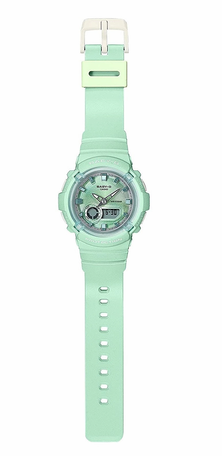 Casio Baby-g BGA-280-3A Digital Analog Rubber Strap Watch For Women
