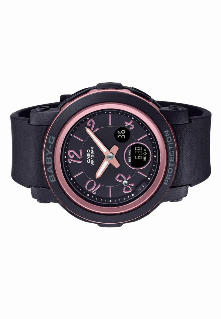 Casio Baby-g BGA-290RA-1A Digital Analog Rubber Strap Watch for Women