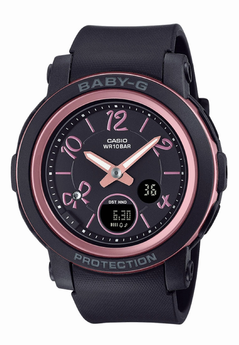 Casio Baby-g BGA-290RA-1A Digital Analog Rubber Strap Watch for Women