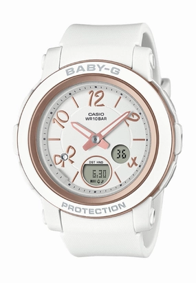 Casio Baby-g BGA-290RA-7A Digital Analog Rubber Strap Watch for Women