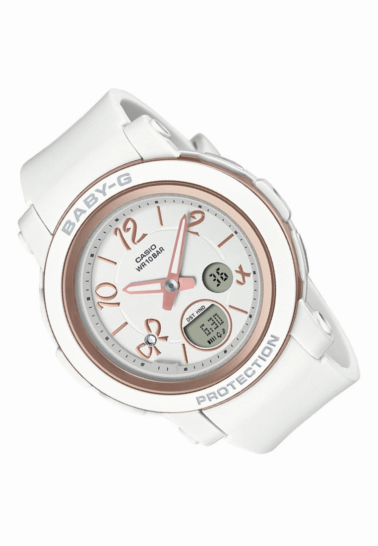 Casio Baby-g BGA-290RA-7A Digital Analog Rubber Strap Watch for Women