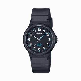 Casio Bio-Based Black Resin Band Watch LQ24B-1B