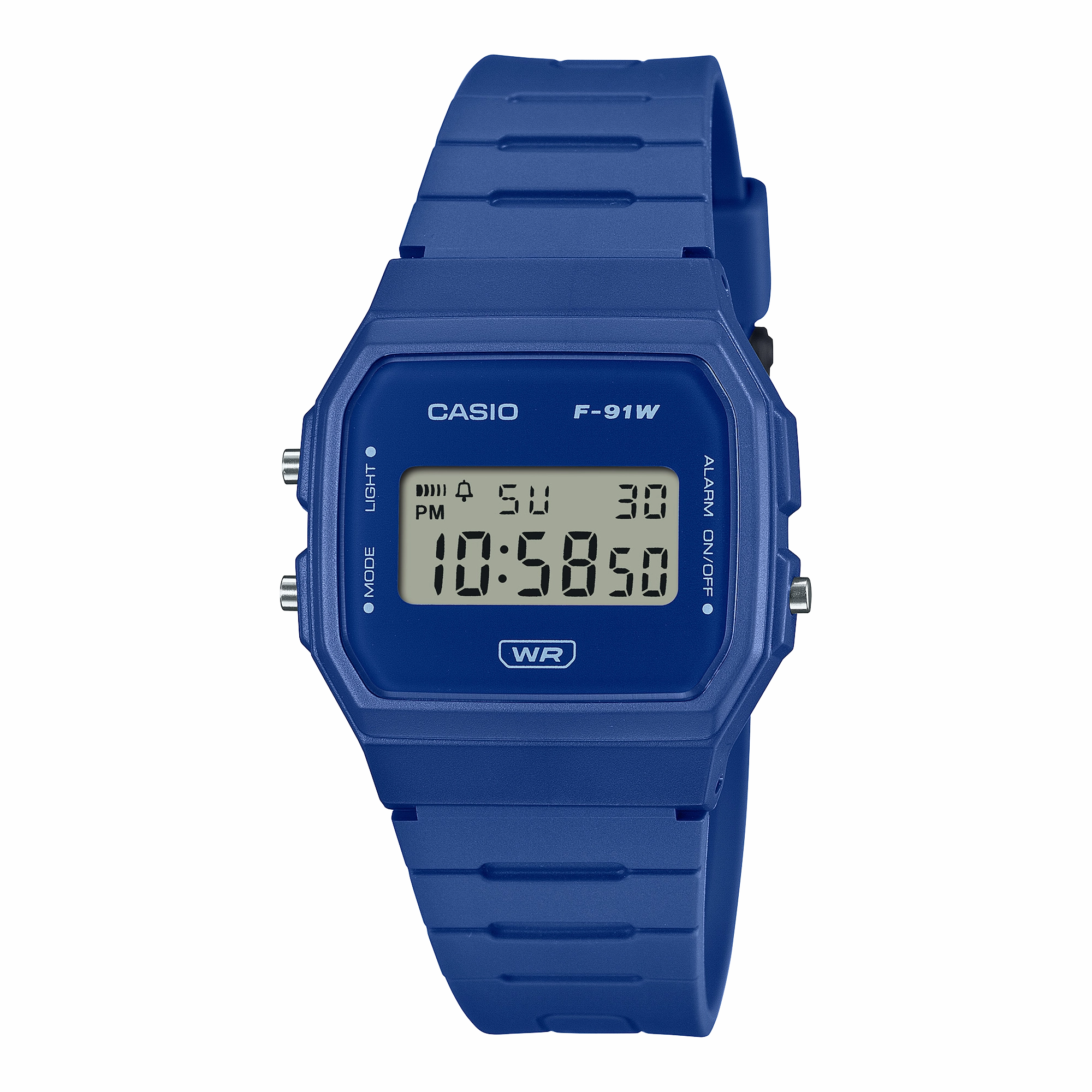Casio Blue Resin Band Watch F91WB-2A1