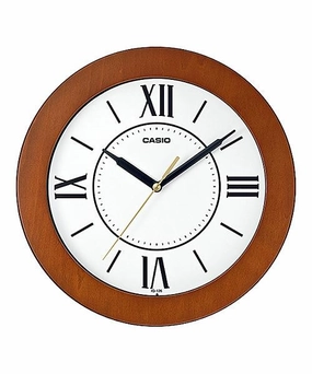 Casio Brown Wall Clock IQ126-5B (LOCAL BUYERS ONLY)