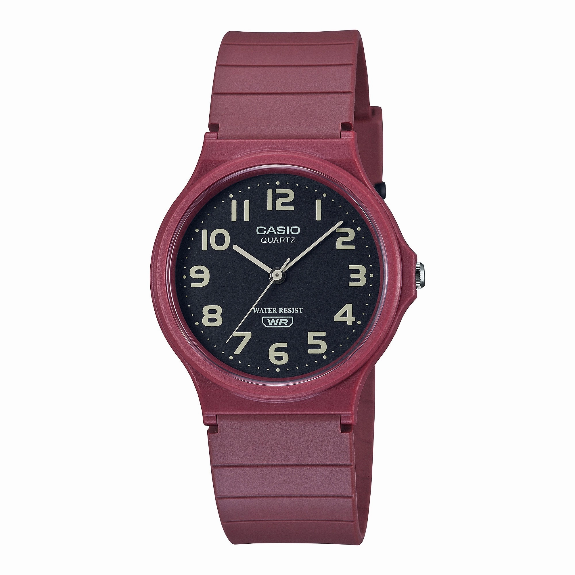 Casio Classic Analog Red Resin Band Watch MQ24UC-4B MQ-24UC-4B [Kids]