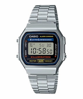 Casio Classic Digital Stainless Steel Watch A168WA-1