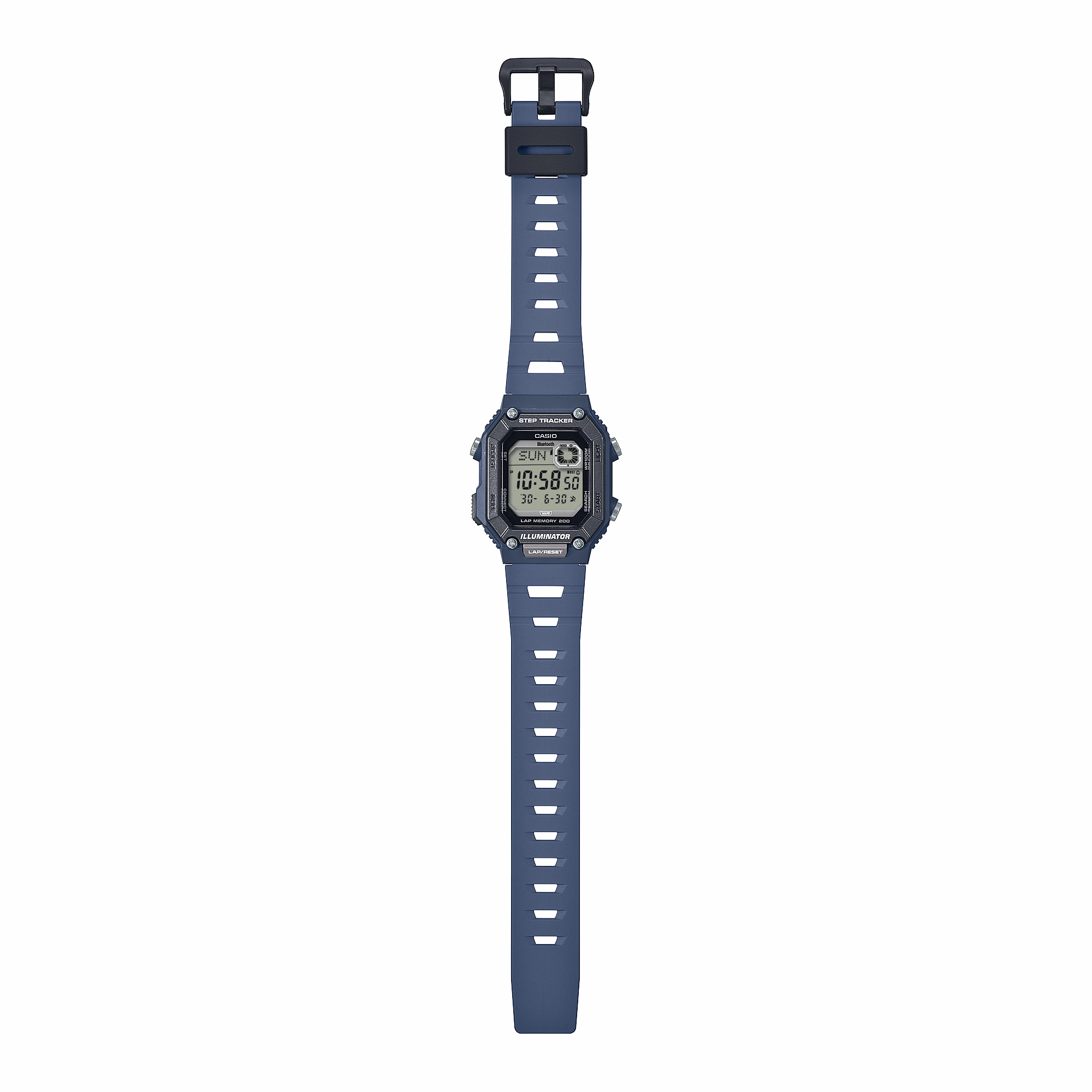 Casio Collection Standard Navy Resin Band Watch WSB1000-2A