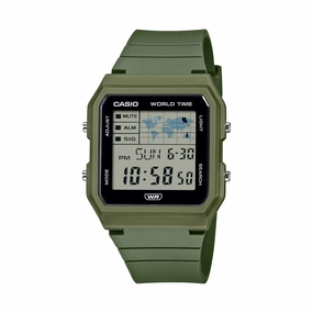 Casio Digital Bio-Based Green Resin Band Watch LF30W-3A LF-30W-3A
