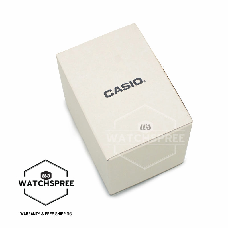 Casio Digital Vintage Style Bluetooth? Step Tracker Gold Ion Plated Stainless Steel Band Watch ABL100WEG-9A ABL-100WEG-9A