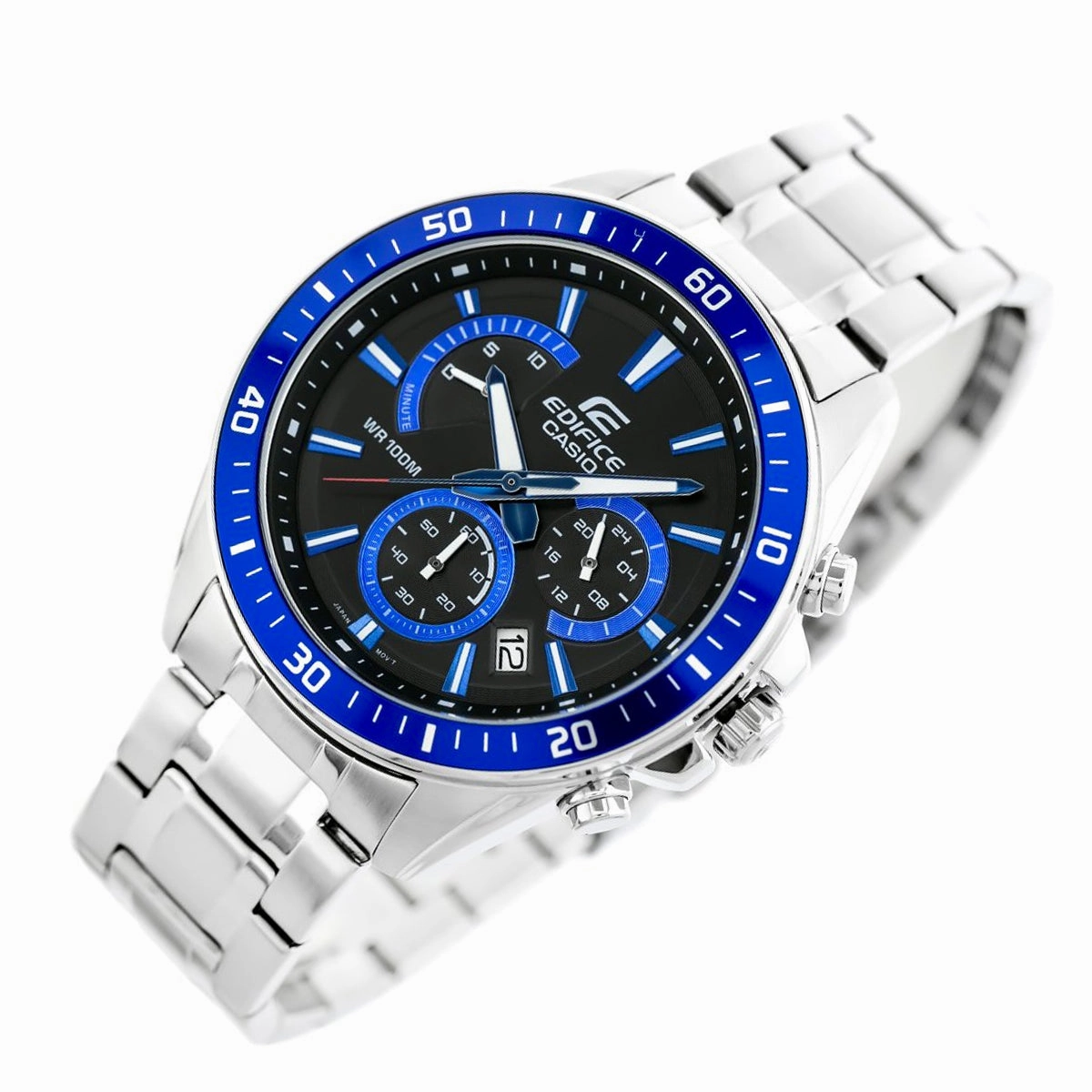 Casio Edifice EFR-552D-1A2 Chronograph Stainless Steel Strap Watch For Men