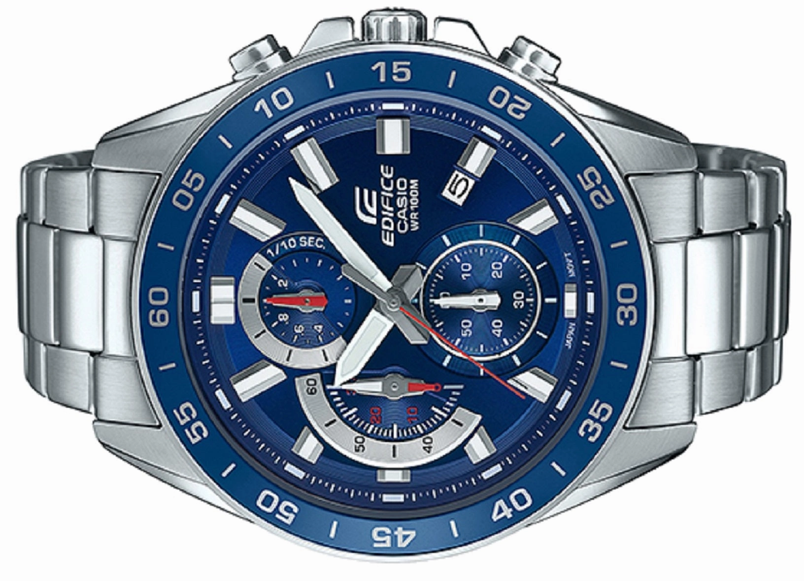 Casio Edifice EFV-550D-2A Chronograph Stainless Steel Strap Watch For Men