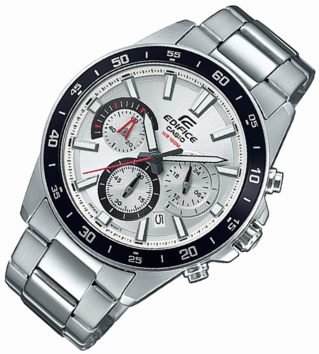 Casio Edifice EFV-570D-7A Chronograph Stainless Steel Strap Watch For Men