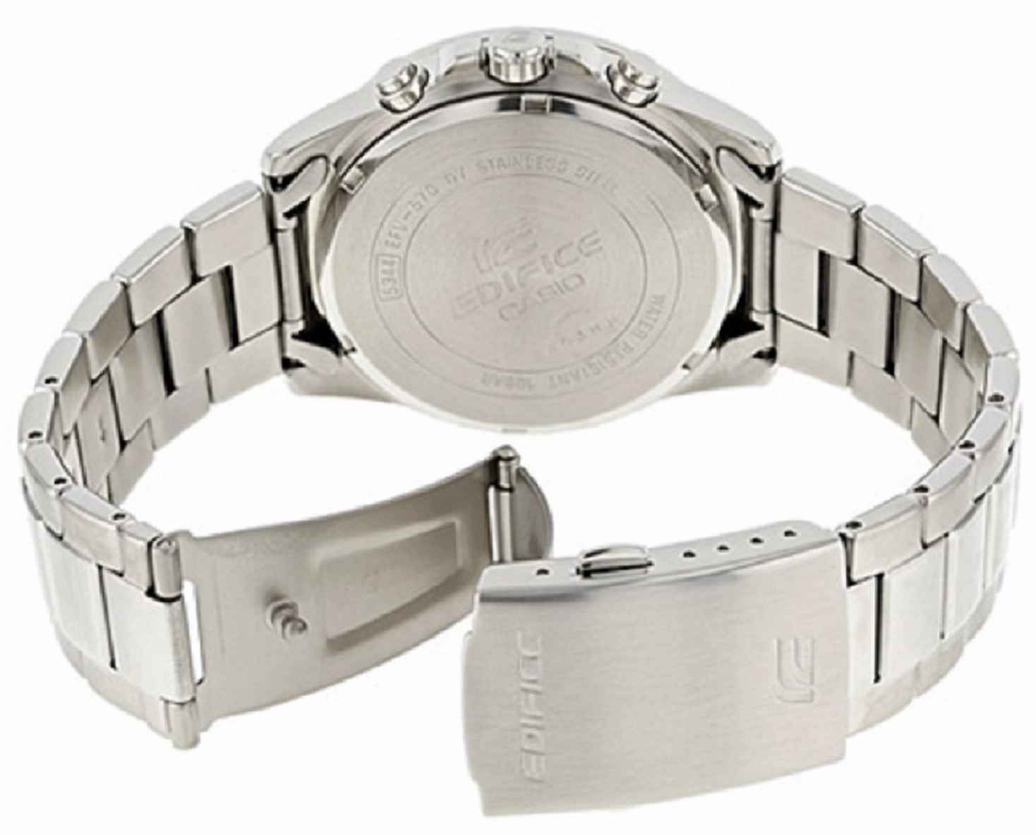 Casio Edifice EFV-570D-7A Chronograph Stainless Steel Strap Watch For Men