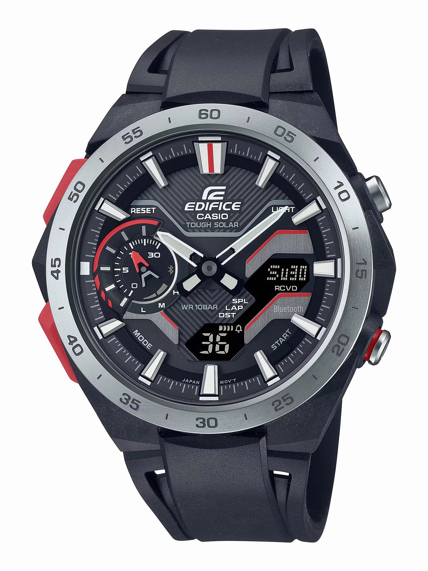 Casio EDIFICE WINDFLOW Men's Tough Solar Bluetooth Watch ECB-2200P-1A