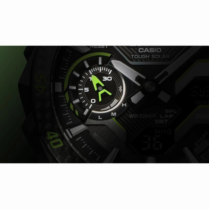 CASIO EDIFICE WINDFLOW MENS 100M BLUETOOTH SOLAR - ECB-2200RC-1A3DF