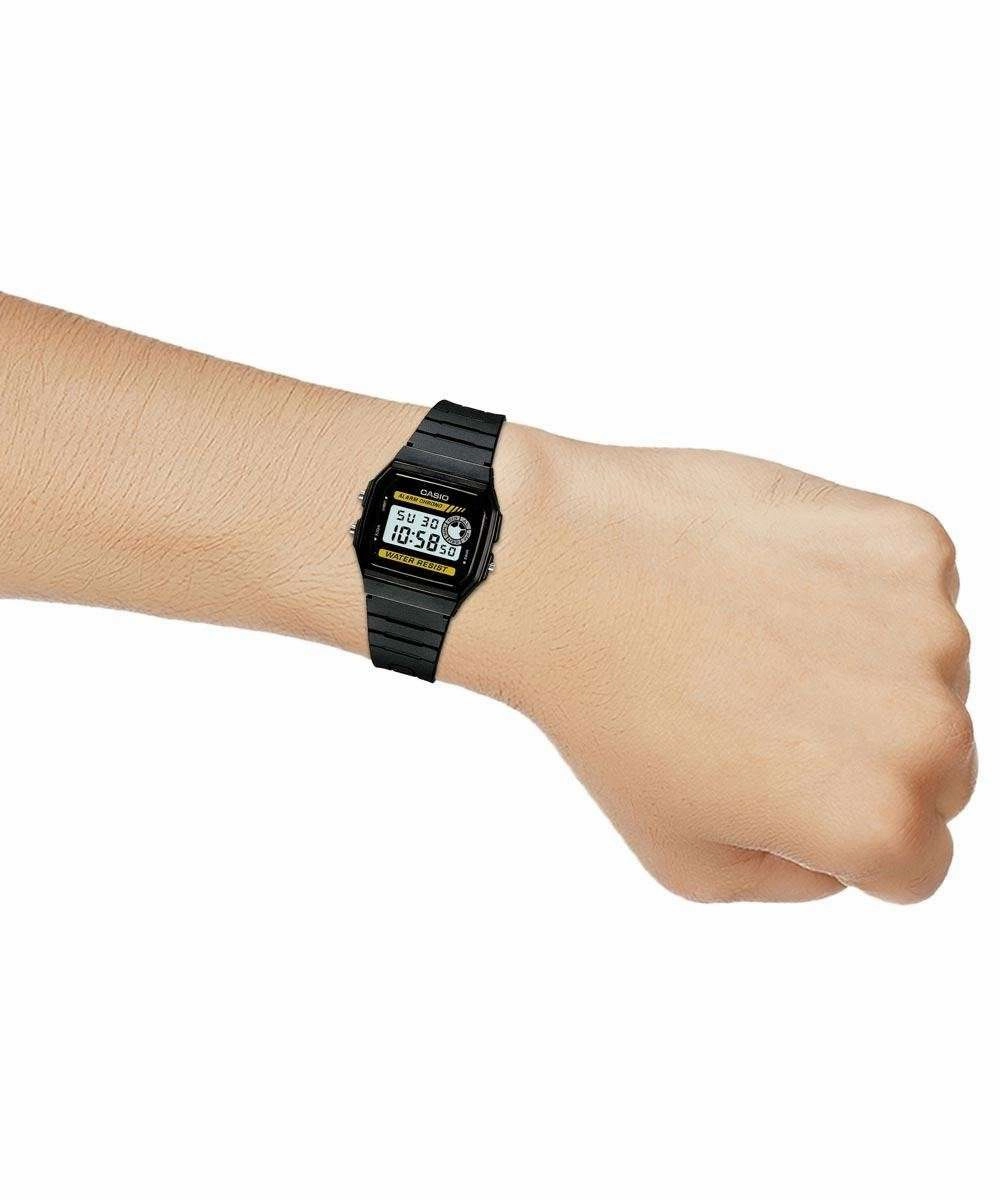 Casio F-94WA-9DG Black Resin Watch for Men and Women