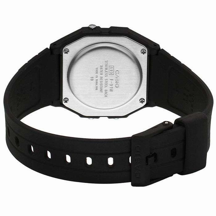 Casio F-94WA-9DG Black Resin Watch for Men and Women