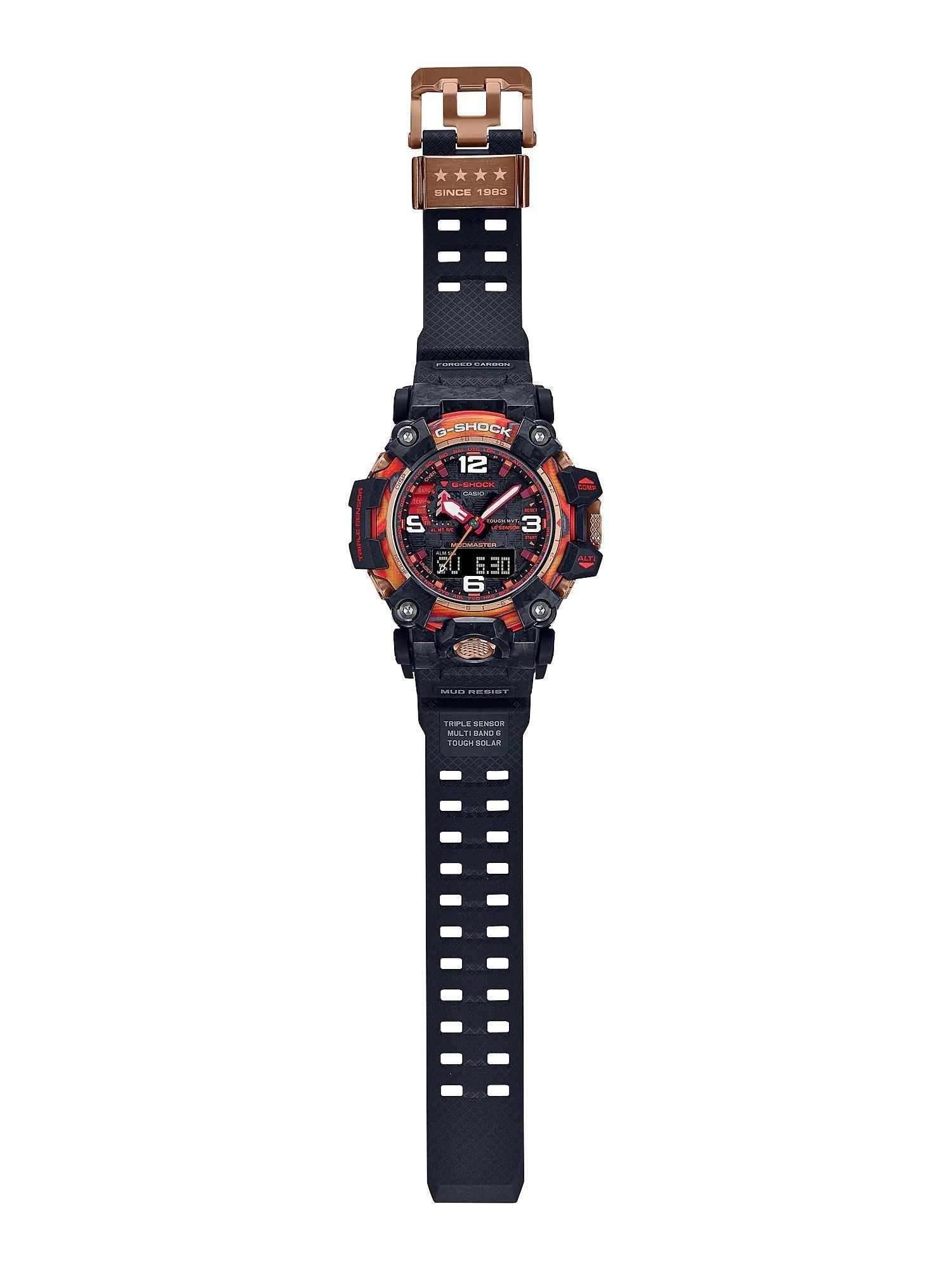 Casio G-Shock 40th Anniversary MUDMASTER SOLAR FLARE Limited Edition Watch GWG2040FR-1A