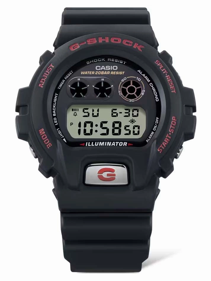 Casio G-Shock 6900 LINE 30TH ANNIVERSARY Black Digital Mens Watch DW6900TR-1