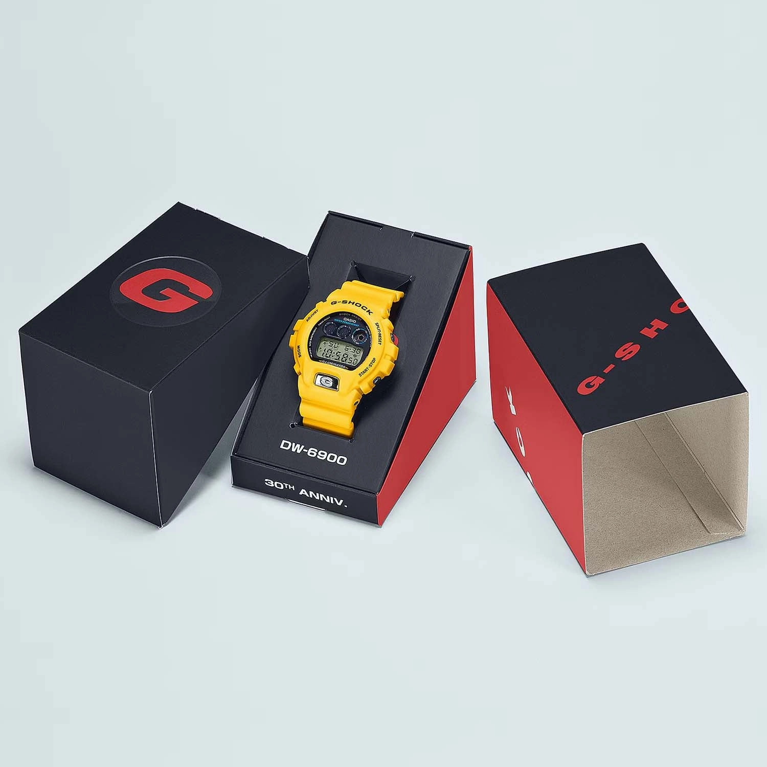 Casio G-Shock 6900 LINE 30TH ANNIVERSARY Black Digital Mens Watch DW6900TR-1