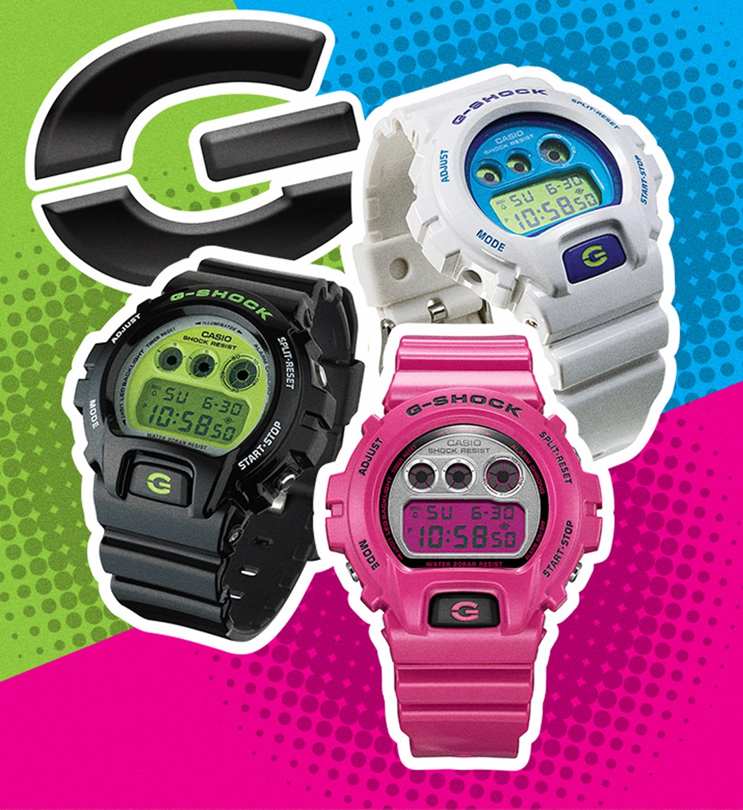 Casio G-Shock Crazy Color Series Men's Digital Watch DW6900RCS-7