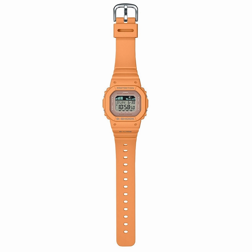 Casio G Shock Digital Watch G-Lide Beach Nostalgia Pale Orange GLX-S5600-4ER