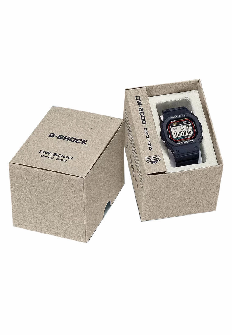 Casio G-shock DW-5000R-1A Digital Rubber Strap Watch for Men