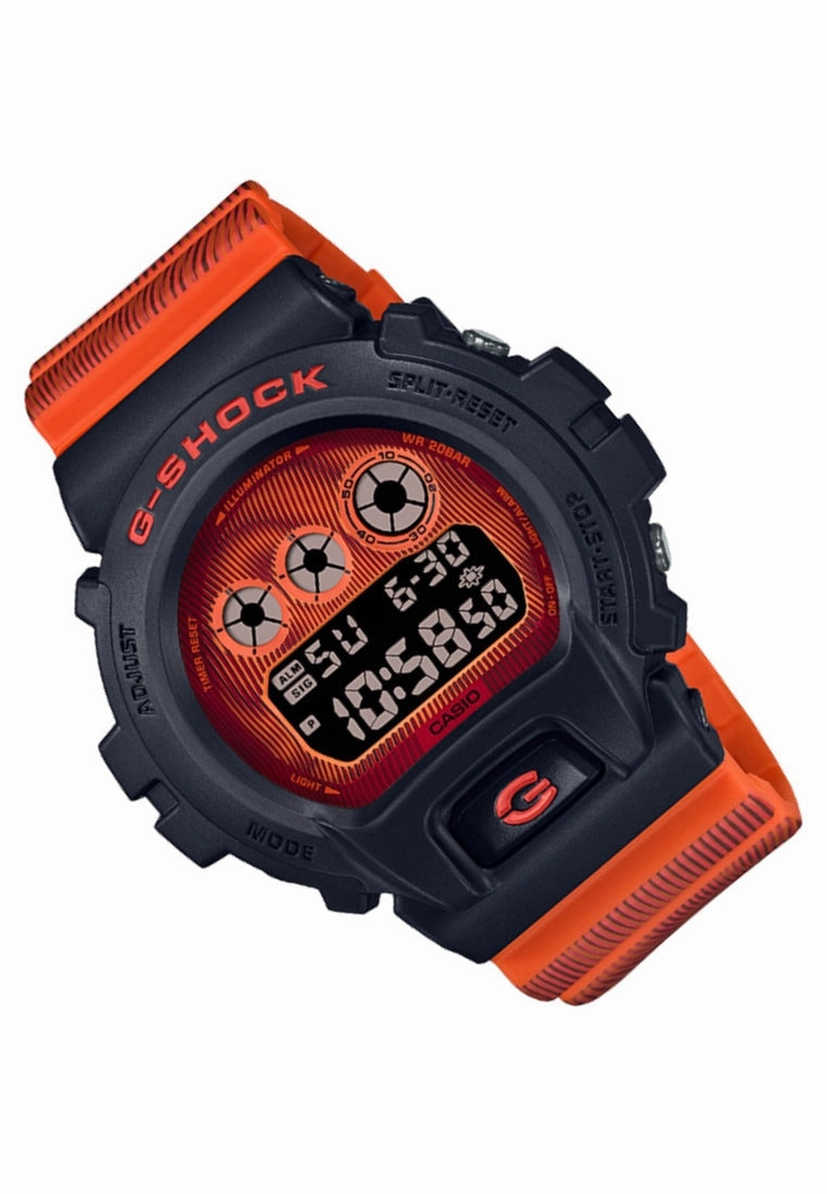 Casio G-shock DW-6900TD-4DR Digital Rubber Strap Watch For Men
