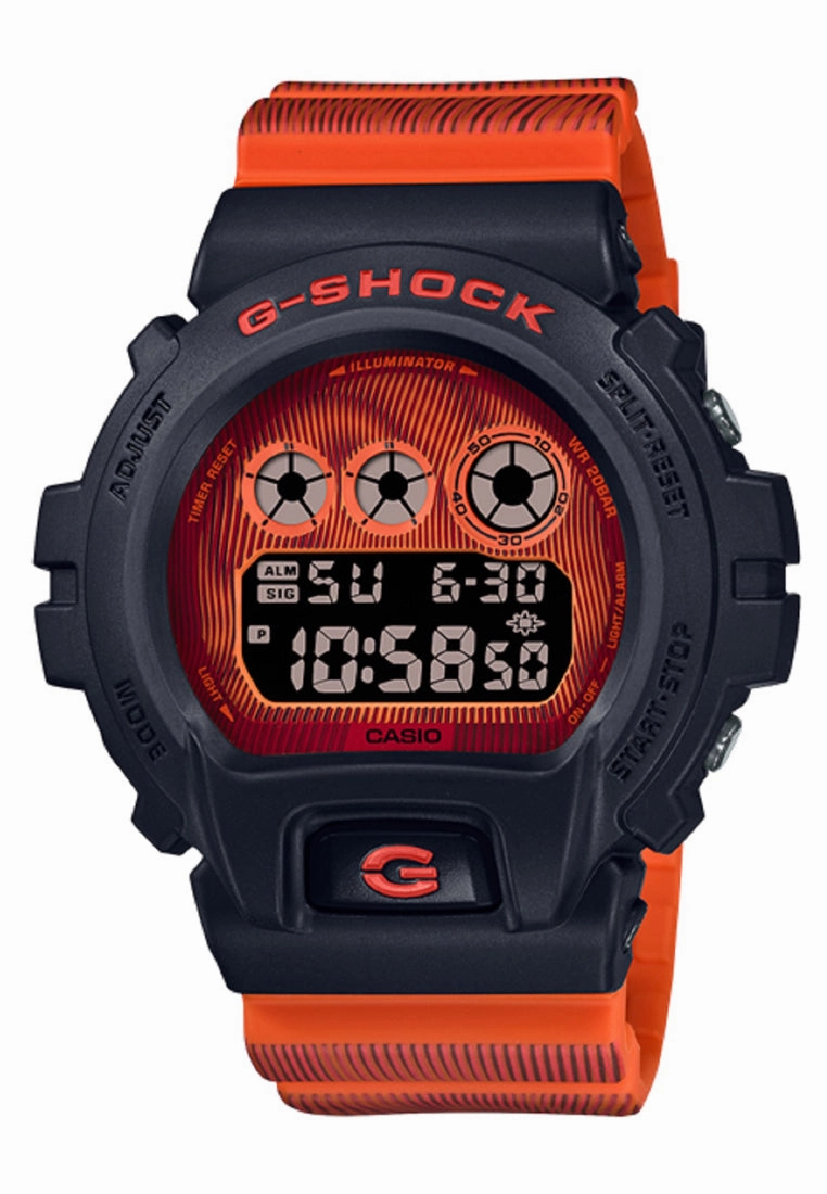 Casio G-shock DW-6900TD-4DR Digital Rubber Strap Watch For Men