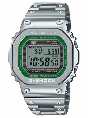 Casio G-Shock Full Metal Series Bluetooth/Solar Green Digital Mens Watch GMWB5000D-3