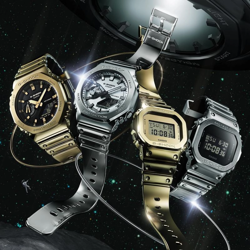 CASIO G-SHOCK G-STEEL FINE METALLIC SERIES - GM-5600YM-8DR