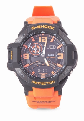 Casio G-shock GA-1000-4ADR Digital Analog Rubber Strap Watch For Men