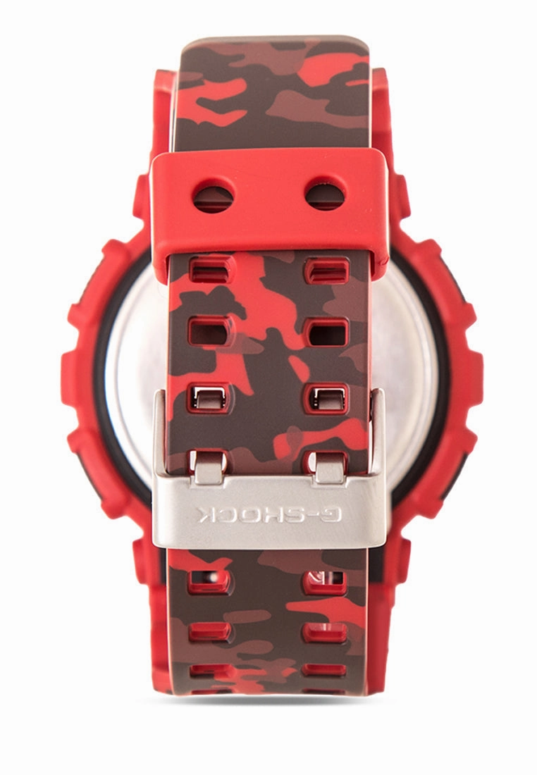Casio G-shock GA-100CM-4A Digital Analog Rubber Strap Watch For Men