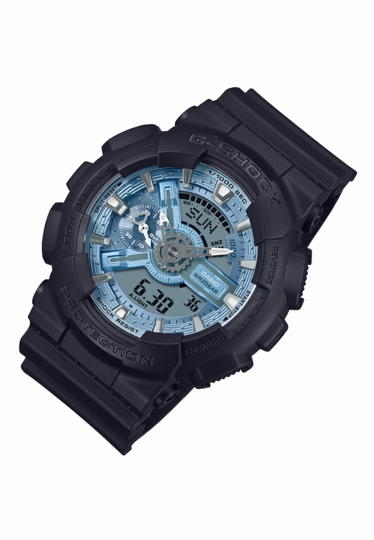 Casio G-shock GA-110CD-1A2 Digital Analog Rubber Strap Watch For Men