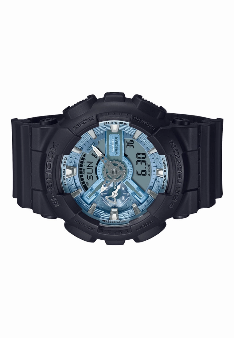 Casio G-shock GA-110CD-1A2 Digital Analog Rubber Strap Watch For Men