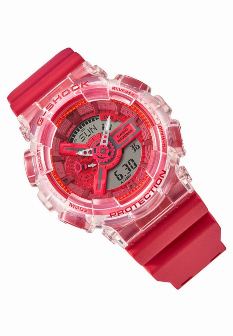 Casio G-shock GA-110GL-4A Digital Analog Rubber Strap Watch For Men