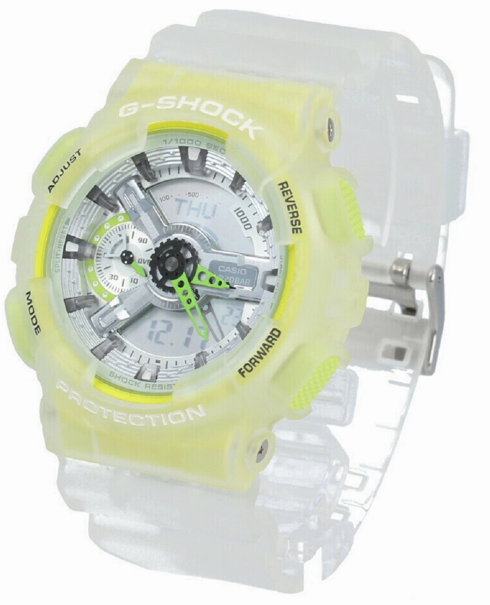 Casio G-shock GA-110LS-7A Digital Analog Rubber Strap Watch For Men