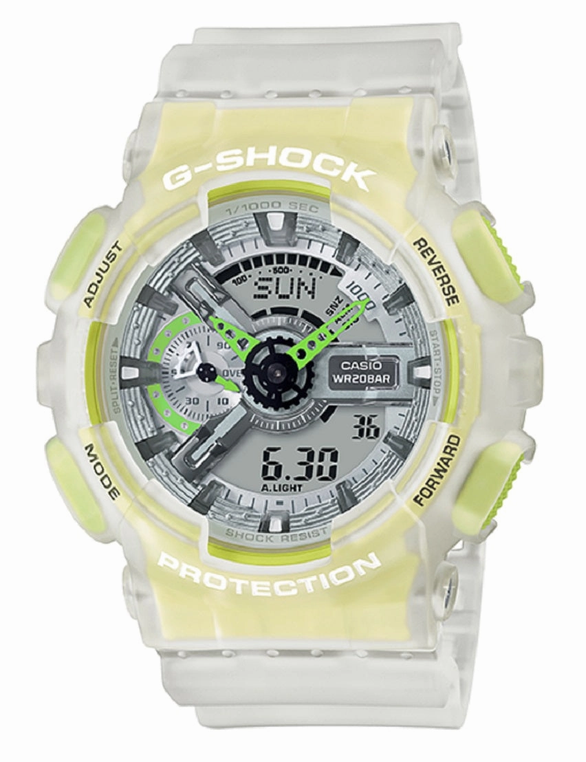 Casio G-shock GA-110LS-7A Digital Analog Rubber Strap Watch For Men
