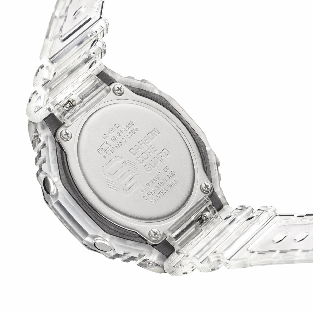 Casio G-shock GA-2100SKE-7A Digital Analog Rubber Strap Watch For Men