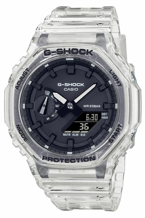 Casio G-shock GA-2100SKE-7A Digital Analog Rubber Strap Watch For Men