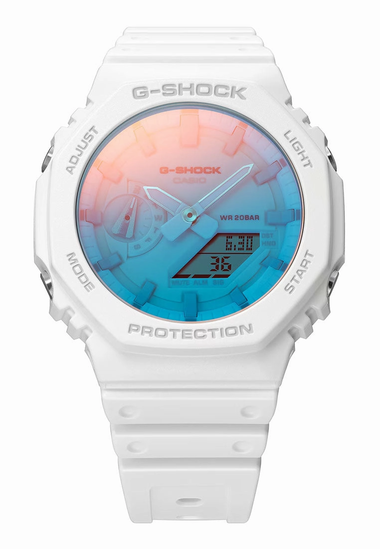 Casio G-shock GA-2100TL-7A Digital Analog Rubber Strap Watch for Men
