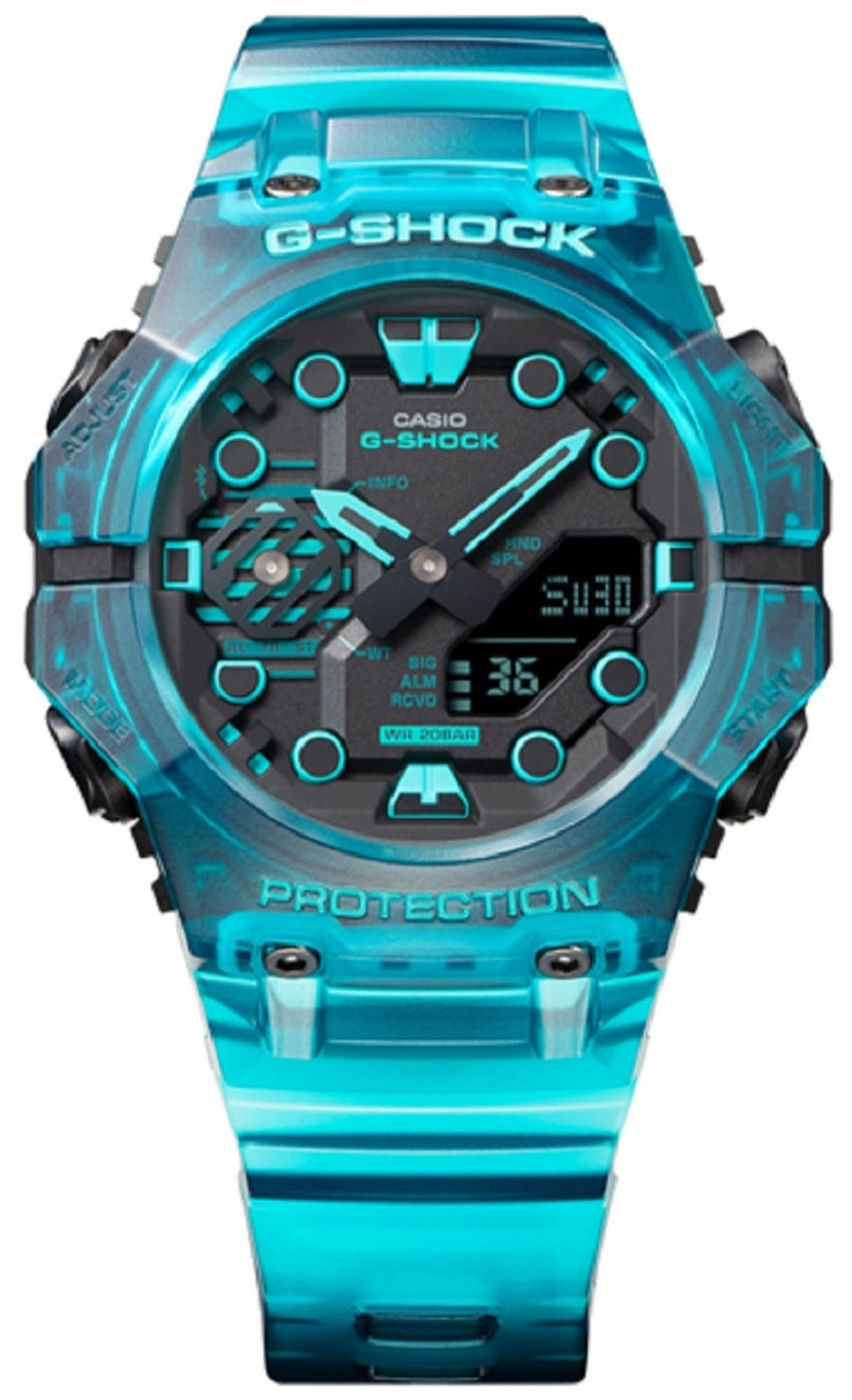 Casio G-shock GA-B001G-2A Digital Analog Rubber Strap Watch For Men