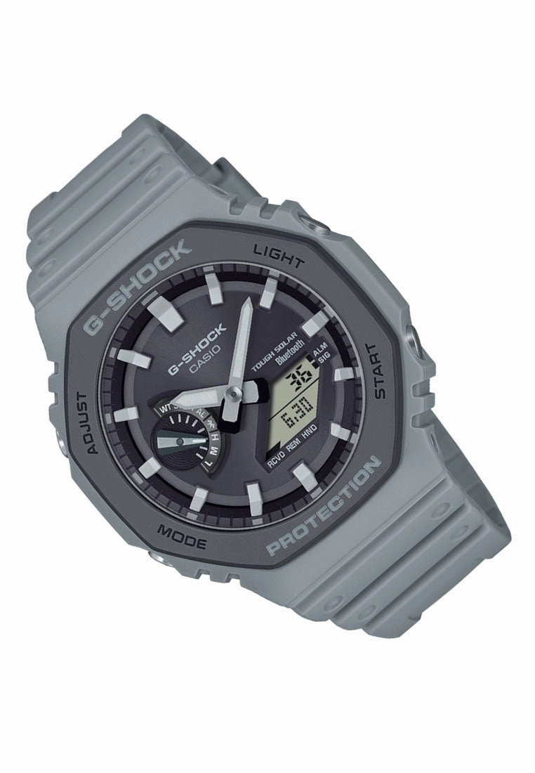 Casio G-shock GA-B2100LUU-8A Digital Analog Rubber Strap Solar Watch for Men