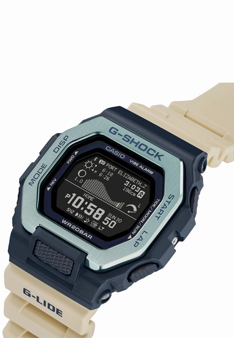 Casio G-shock GBX-100TT-2DR Bluetooth Digital Rubber Strap Watch For Men