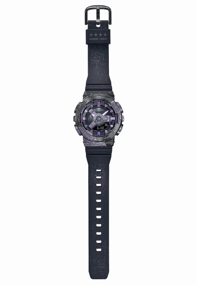 Casio G-shock GM-S114GEM-1A2DR Digital Analog Rubber Strap Watch