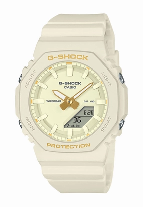 Casio G-shock GMA-P2100W-7A Digital Analog Rubber Strap Watch For Women